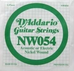 DADDARIO NW054 ELEKTRO VE AKUSTİK TEK TEL, (KALIN Mİ), 0.054