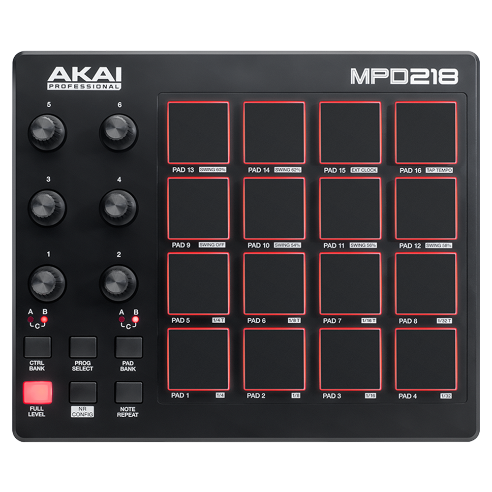 AKAI MPD218 USB Drum Pad Kontrol Cihazı