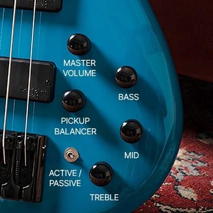 CORT C5 DELUXE BK BASS GİTAR, 5 TELLİ, SİYAH