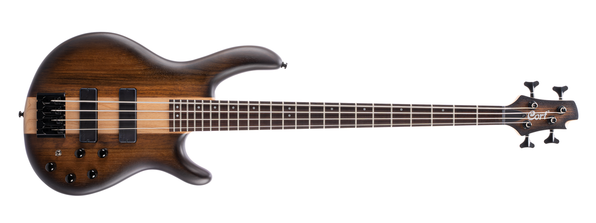 CORT C4PLUS OVMH ABB BASS GİTAR, 4 TELLİ, ANTIQUE BROWN BURST