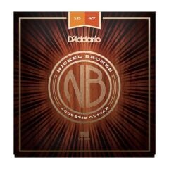 DADDARIO NB1047 AKUSTİK GİTAR TEL SETİ, NICKEL BRONZE, EXTRA LIGHT