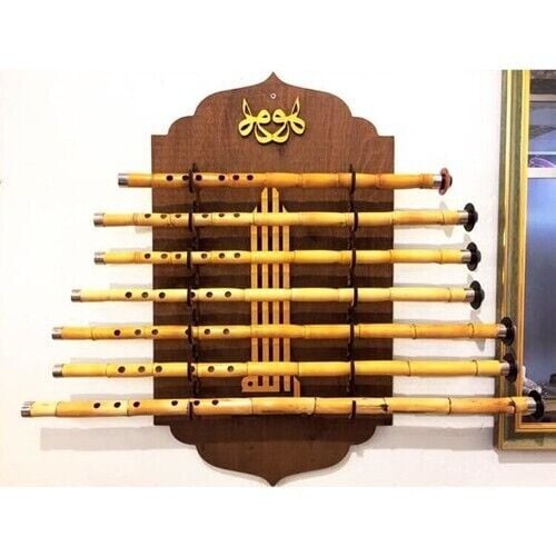 Ney Standı - Özel Tasarım El Yapımı Ney Askısı 12 Ney Kapasite