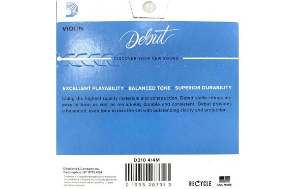 DADDARIO D310 4/4M KEMAN TEL SETİ, MEDIUM