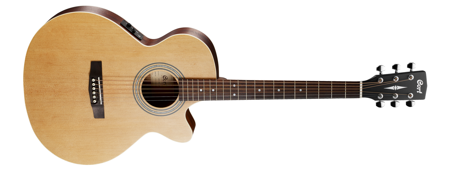 CORT SFX-MELHOP ELEKTRO AKUSTİK GİTAR SOLAK, OPEN PORE, CUTAWAY, İNCE KASA