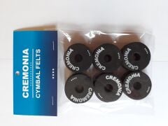 CREMONIA CYMFELTS-BK ZİL KEÇESİ, 6 LI, SİYAH