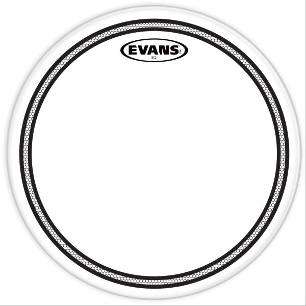 DERİ 14 EC RESONANT TOM ALT CLEAR RİNGLİ TEK KAT (