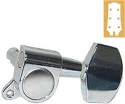 VALENCIA AMH7001CR AKUSTİK GİTAR KULAĞI, 3+3, KROM