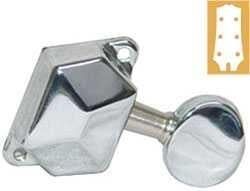 VALENCIA AMH3003CR AKUSTİK GİTAR KULAĞI, 3+3, KROM