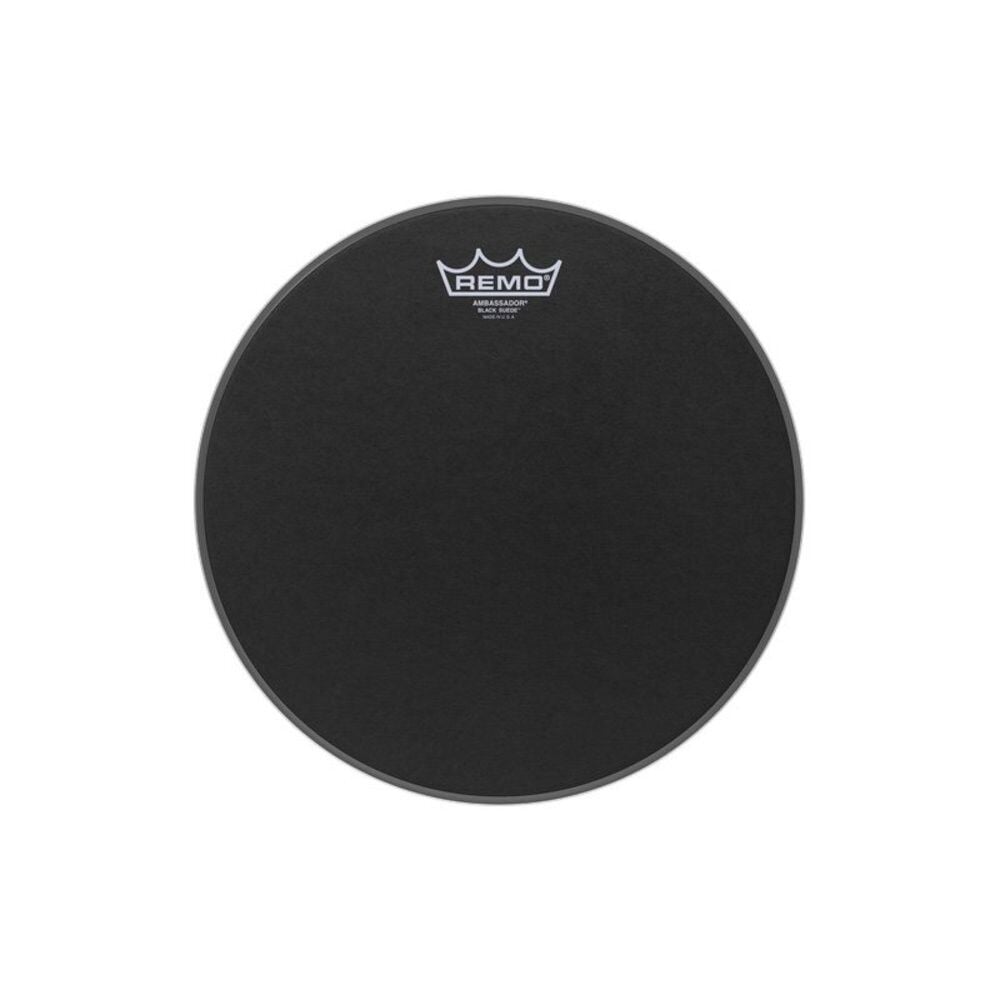 REMO AMBASSADOR® BLACK SUEDE 12 inç Davul Derisi