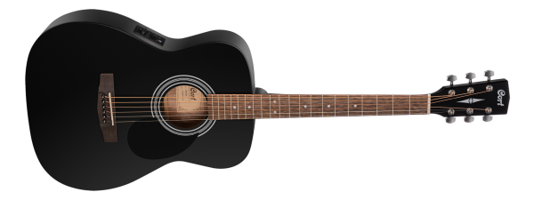 CORT AF510E-BKS ELEKTRO AKUSTİK GİTAR, SİYAH SATİN