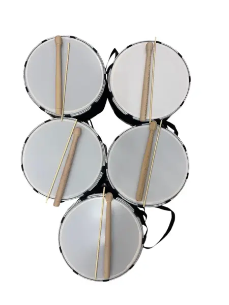 Çocuk Davul 30 cm Asma Davul- Tokmak ve Çubuk Birlikte - 5 ADET