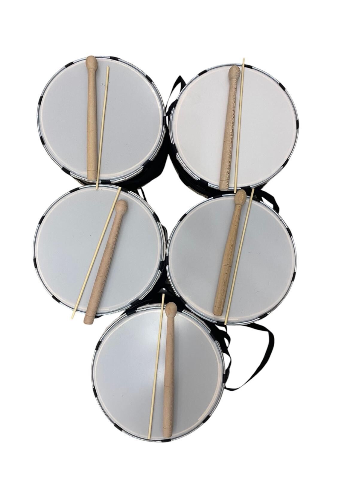 Çocuk Davul 30 cm Asma Davul- Tokmak ve Çubuk Birlikte - 5 ADET