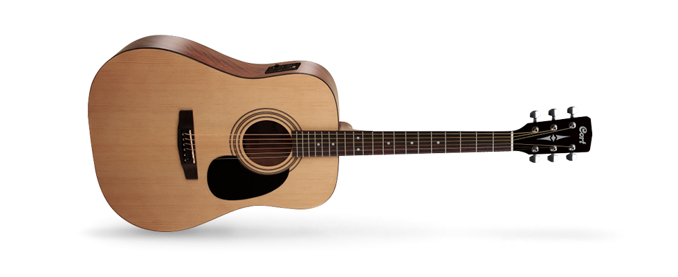 CORT AD810E-OPW ELEKTRO AKUSTİK GİTAR, ÇANTALI, OPEN PORE, LADİN KAPAK