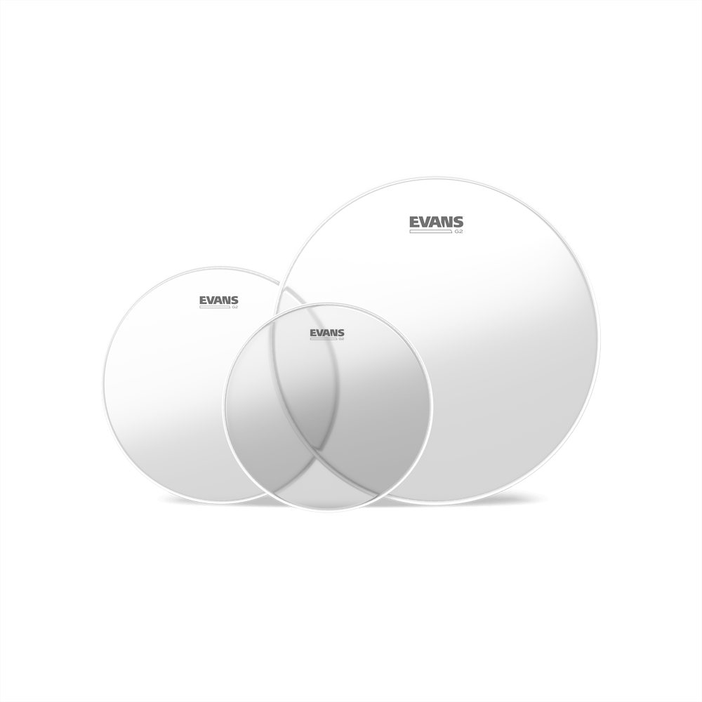 EVANS ETPG2CLR-R DERİ SETİ (10+12+16) ROCK KİT