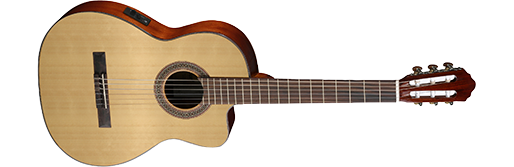 CORT AC120CEOP ELEKTRO KLASİK GİTAR, OPEN PORE