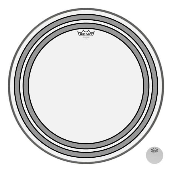 REMO PW-1322-00- Powersonic® Şeffaf 22'' Bas Davul Derisi