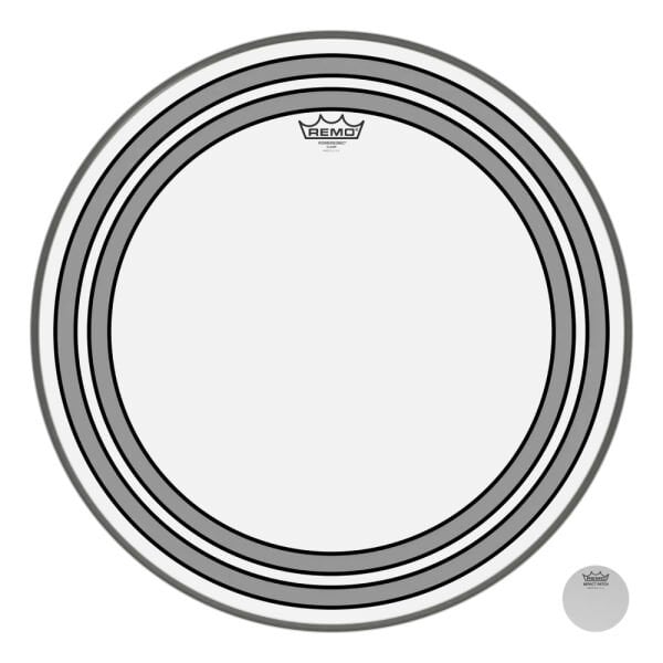 REMO PW-1322-00- Powersonic® Şeffaf 22'' Bas Davul Derisi
