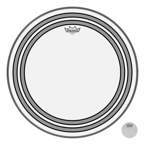 REMO PW-1320-00- Powersonic® Şeffaf 20'' Bas Davul Derisi