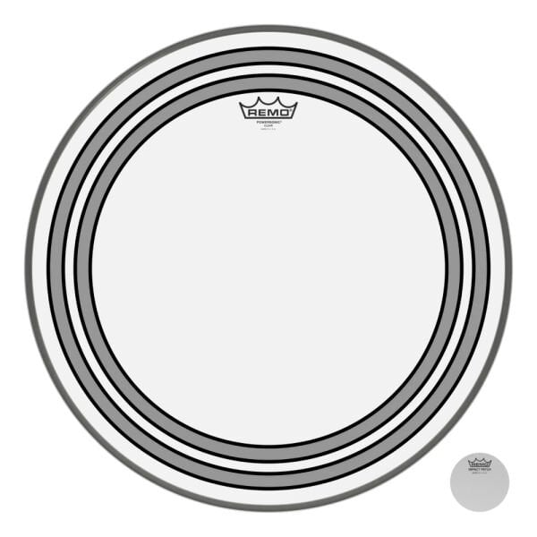 REMO PW-1320-00- Powersonic® Şeffaf 20'' Bas Davul Derisi
