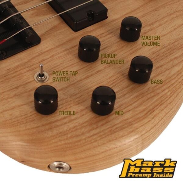 CORT AB4DLX AS OPN BASS GİTAR, ACTION (DELUX ), SWAMP ASH KASA