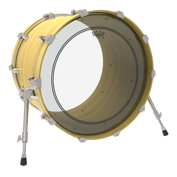 REMO P3-1322-C2- Powerstroke® P3 Şeffaf 22'' Bas Davul Derisi