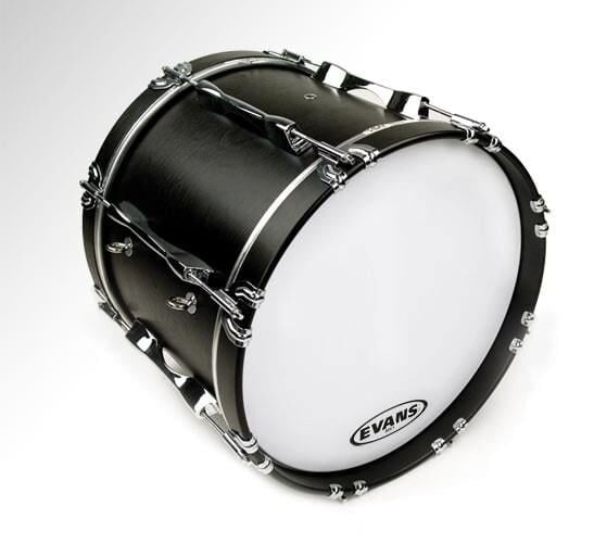 EVANS BD28MS1W 28'' DERİ MARCHING BEYAZ TEK KAT (10 MİL)