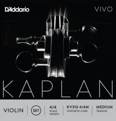 DADDARIO KV310 4/4M KEMAN TEL SETİ, KAPLAN VIVO, MEDIUM