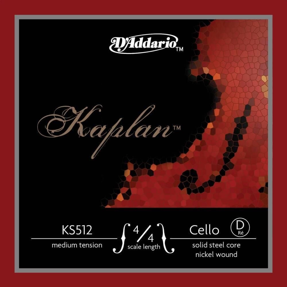 DADDARIO KS512 CELLO TEK TEL, KAPLAN, 4/4, MEDIUM