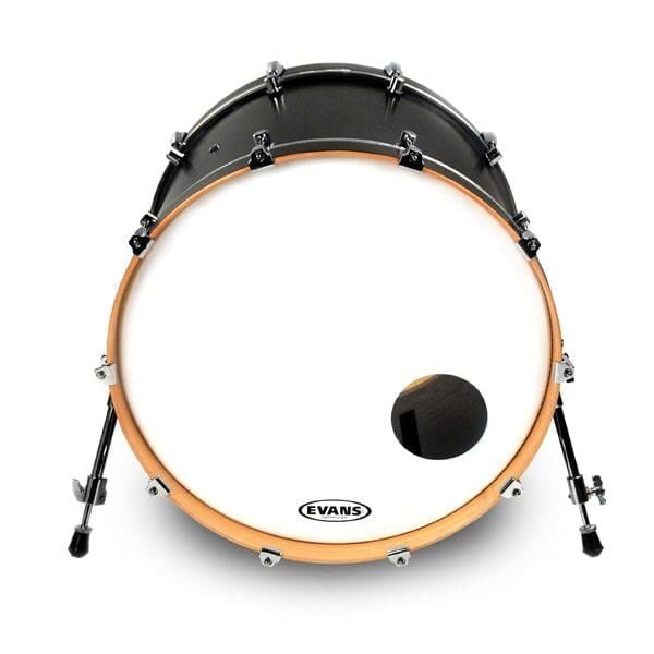 EVANS BD22RSW 22'' DERİ RESONAT SMOOTH KİCK BEYAZ ÖN DELİKLİ TEK KAT