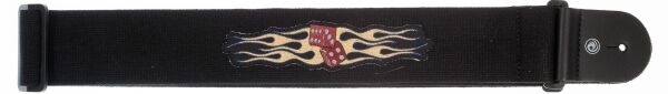 PLANETWAVES 64P05 GİTAR ASKISI, 64MM, DOKUMA FLAMING DICE