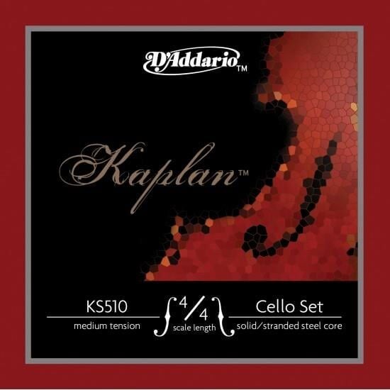 DADDARIO KS510 4/4M CELLO TEL SETİ, KAPLAN, MEDIUM