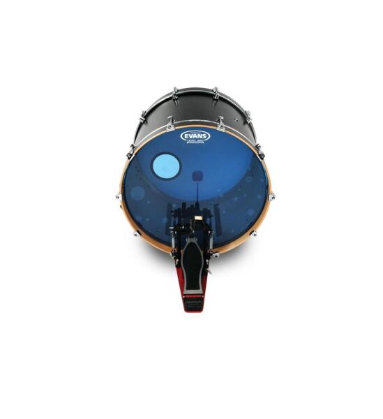 EVANS BD22HB 22'' DERİ HYDRAULIC MAVİ KİCK CLEAR YAĞLI ÇİFT KAT