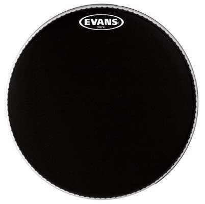 EVANS BD22EMADONX 22'' DERİ ONYX KİCK KUMLU SİYAH SÜNGERLİ TEK KAT