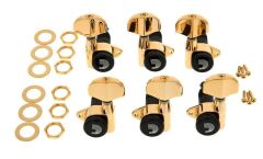 PLANETWAVES PWAT333L ELEKTRO GİTAR KULAĞI, 3+3, GOLD