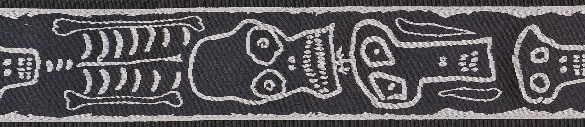 PLANETWAVES 50PLJS01 GİTAR ASKISI, 50MM, LOCK-JS SKULL N BONESS