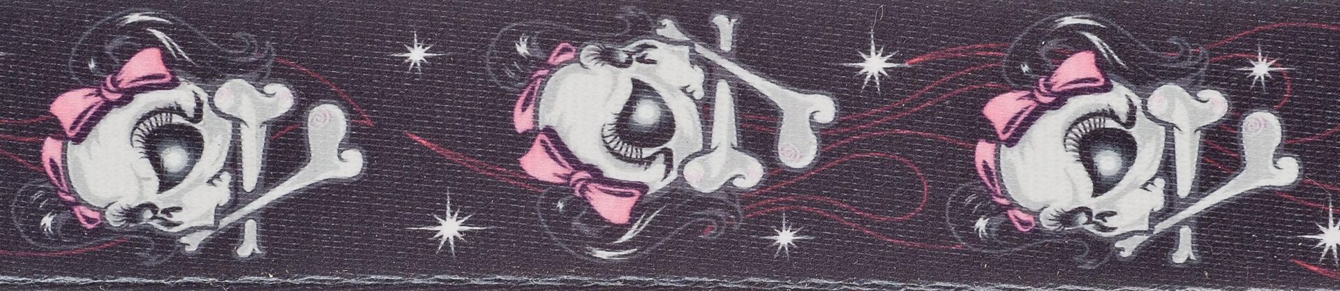 PLANETWAVES 50LT03 GİTAR ASKISI, 50MM, DOKUMA MISS SKULL