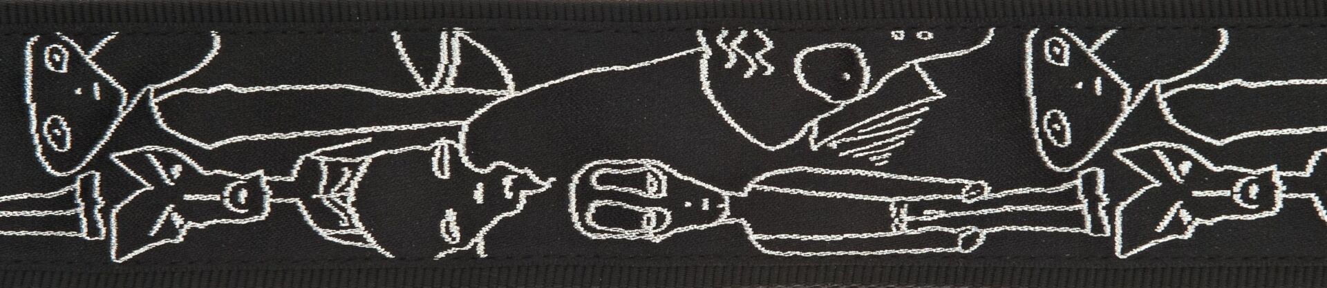 PLANETWAVES 50JS05 GİTAR ASKISI, DOKUMA, JOE SATRIANI GÜMÜS FIGUR SİLVER