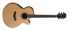 CORT PW470-NS ELEKTRO AKUSTİK CUTAWAY GİTAR, ÇANTALI, PARKWOOD SERİSİ, FISHMAN EQ