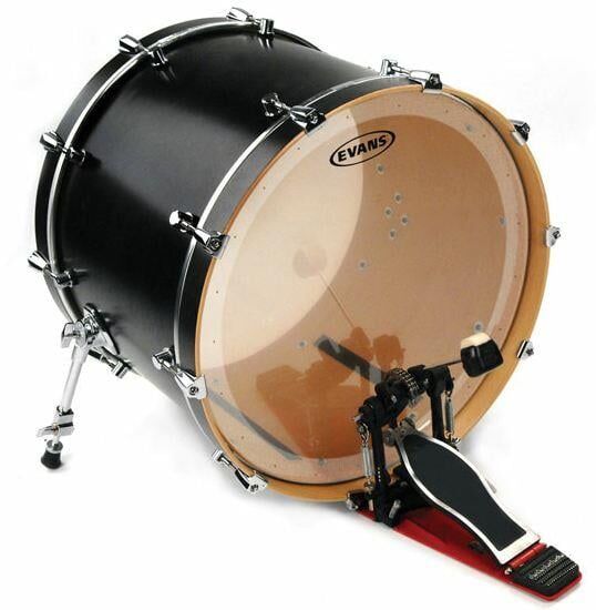 EVANS BD20GB2 20'' DERİ KİCK CLEAR RİNGLİ-DELİKLİ ÇİFT KAT (16 MİL)