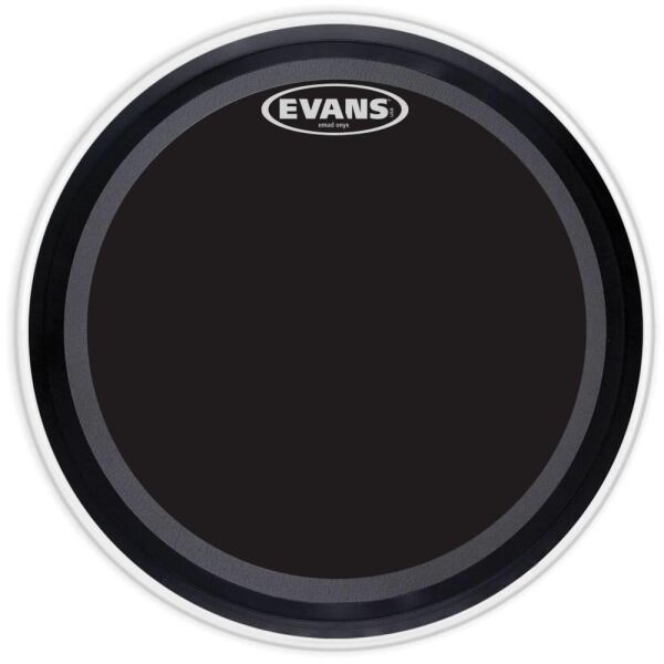 EVANS BD20EMADONX 20'' DERİ KİCK KUMLU SİYAH SÜNGERLİ TEK KAT