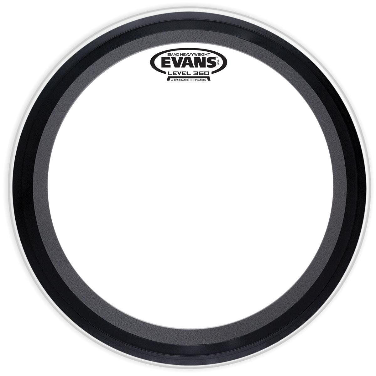 EVANS BD20EMADHW 20'' DERİ HEAVYWEIGHT KİCK CLEAR SÜNGERLİ ÇİFT KAT