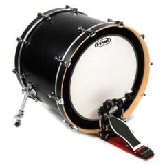 EVANS BD20EMADCW 20'' DERİ KİCK KUMLU BEYAZ SÜNGERLİ TEK KAT (10 MİL)