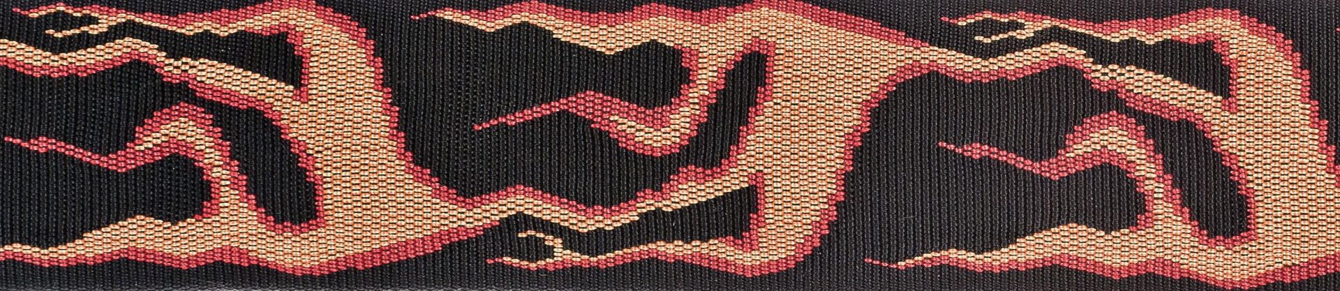 PLANETWAVES 50F01 GİTAR ASKISI, 50MM DOKUMA, FLUID FLAMES