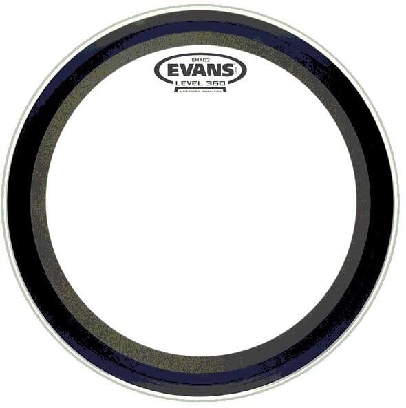 EVANS BD20EMAD2 20'' DERİ KİCK CLEAR SÜNGERLİ ÇİFT KAT (17 MİL)