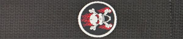 PLANETWAVES 50CTP03 GİTAR ASKISI, 50MM, COTON PATCH SKULL