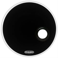 EVANS BD18REMAD 18'' DERİ RESONANT SİYAH KİCK ÖN SÜNGERLİ DELİKLİ