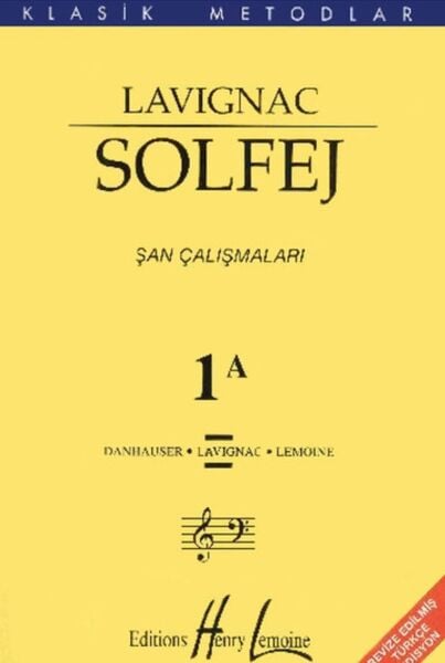 Lavignac 1A Solfej Kitabı
