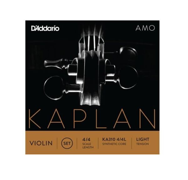 DADDARIO KA310L KEMAN TEL SETİ, KAPLAN AMO, 4/4, LIGHT