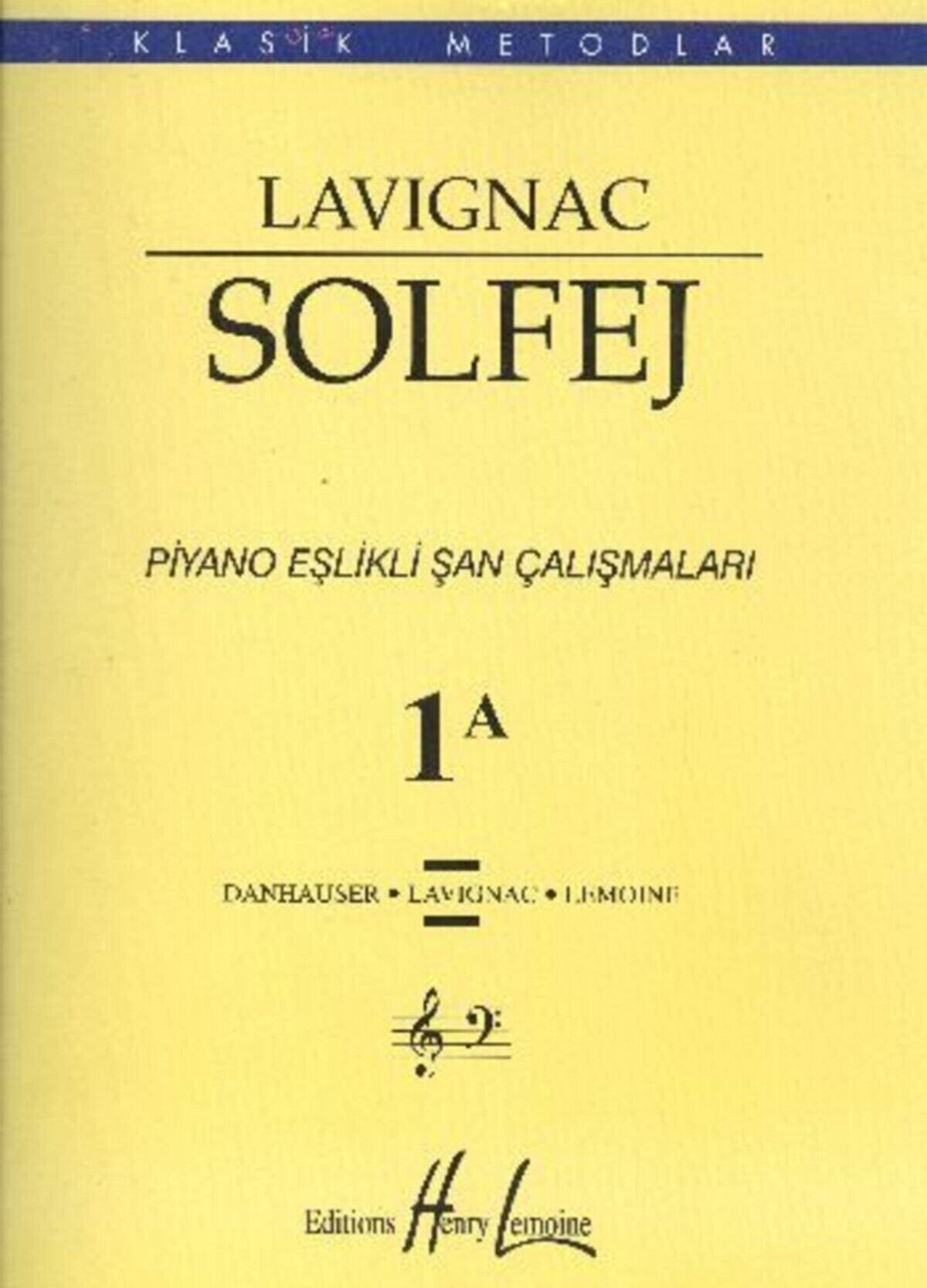 Lavignac 1A Solfej Piyano Eşlikli Şan Çalışmaları