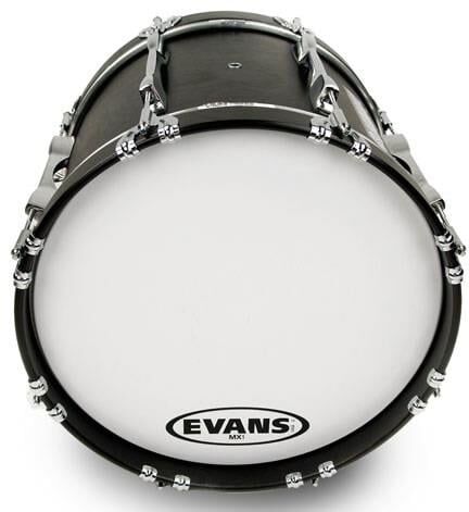 EVANS BD16MX1W 16'' DERİ MARCHING BEYAZ TEK KAT (10 MİL)